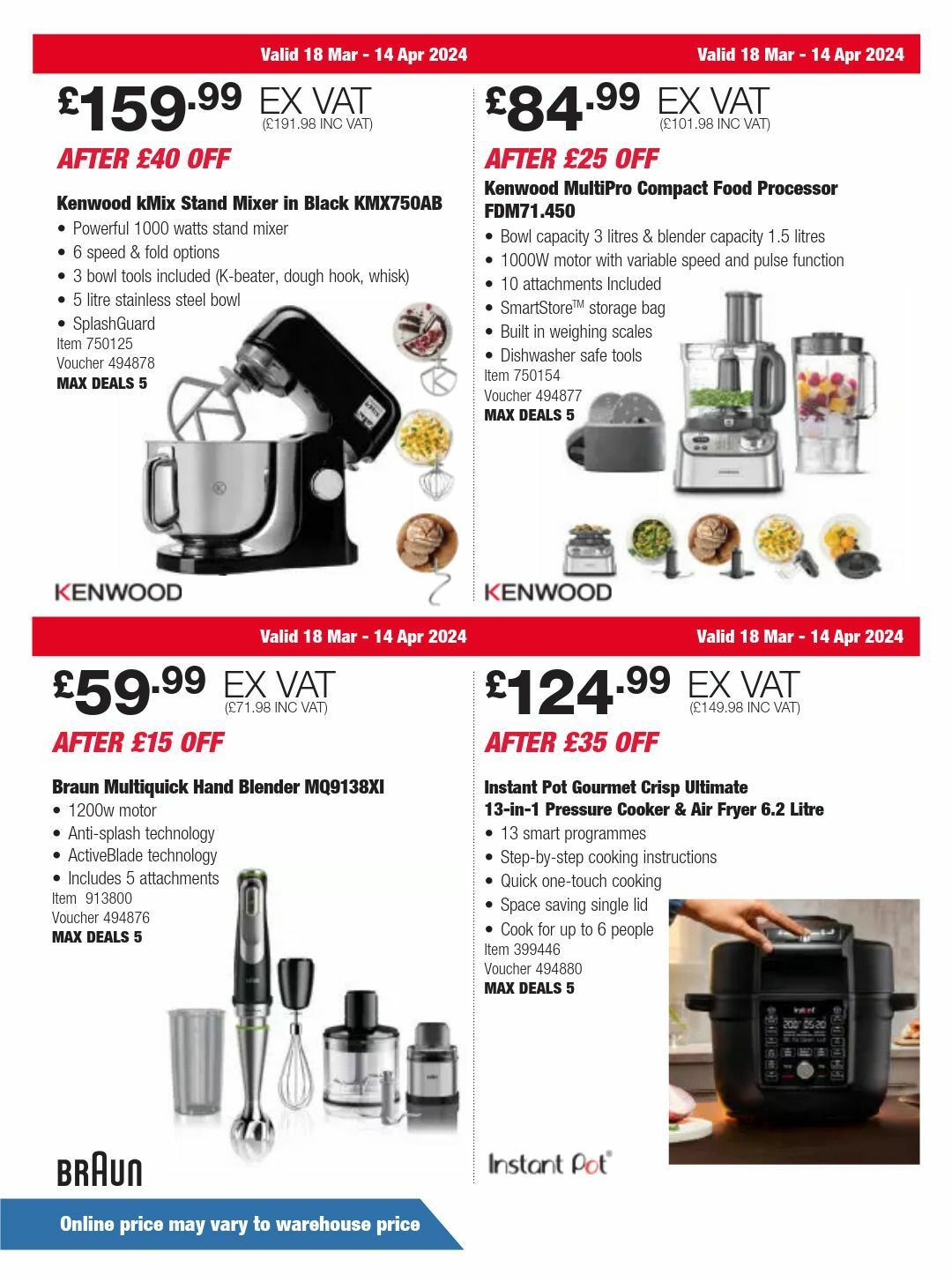 Costco Offers from 18 March