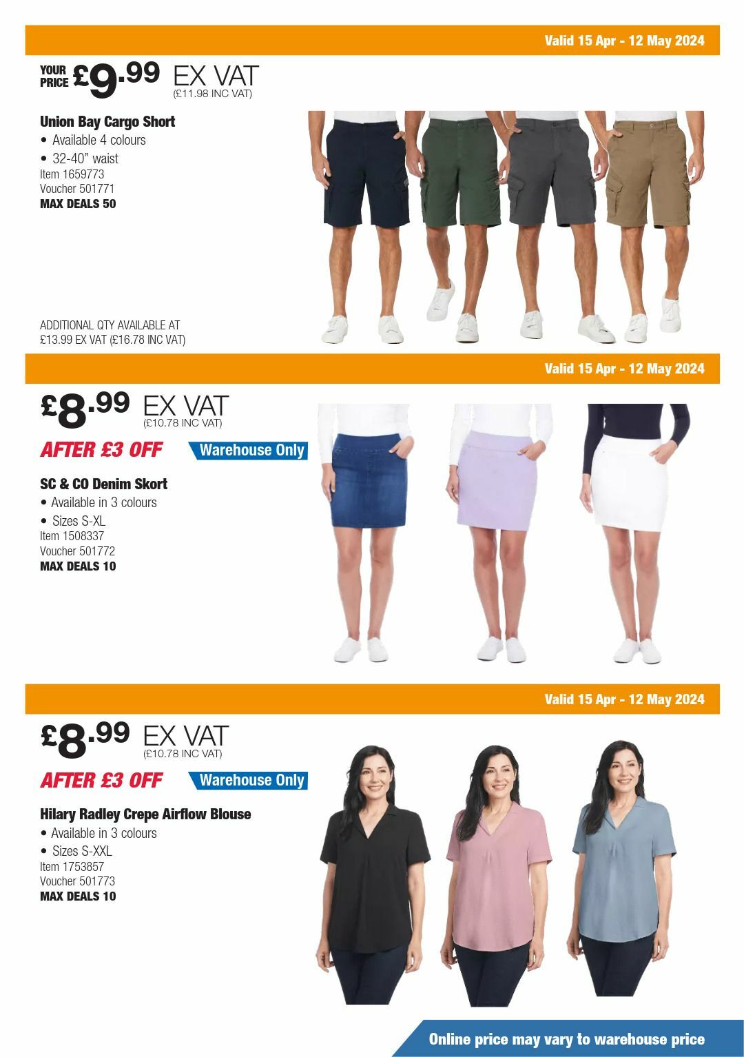 Costco Offers from 15 April