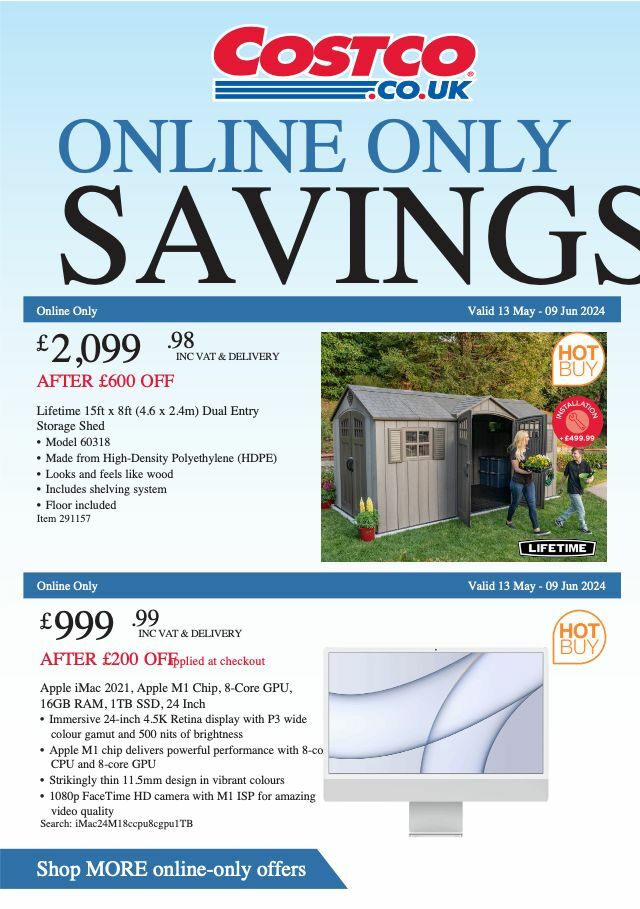 Costco Offers from 13 May