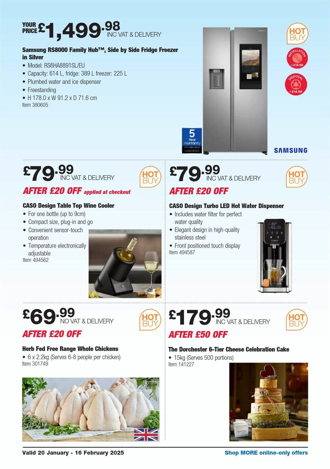 Costco Offers from 20 January