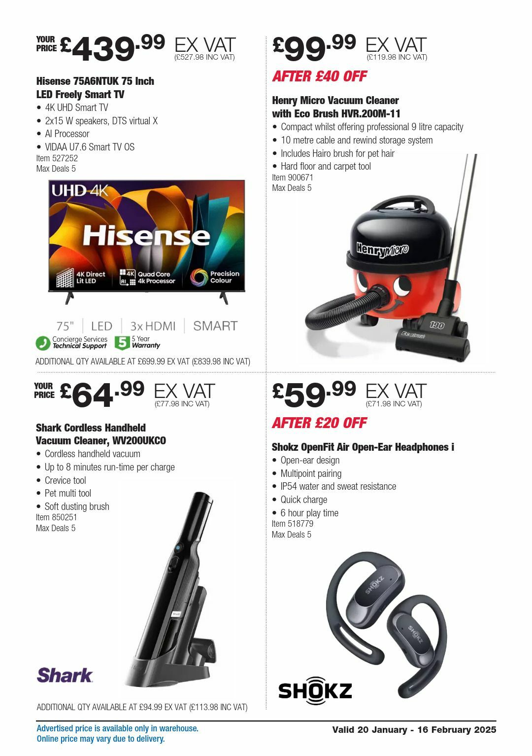 Costco Offers from 20 January
