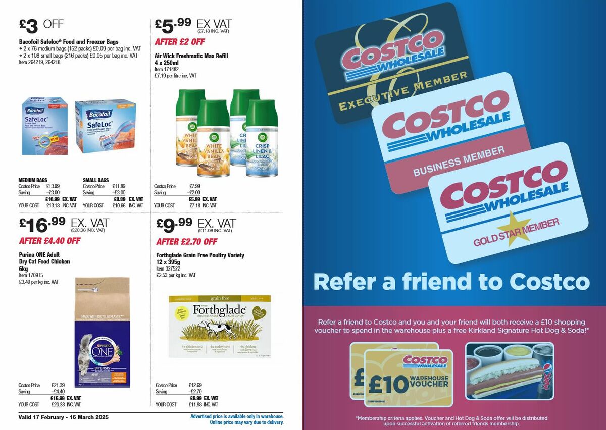 Costco Offers from 17 February