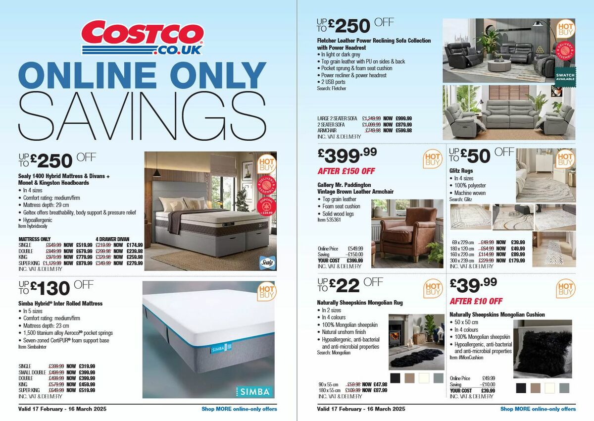Costco Offers from 17 February