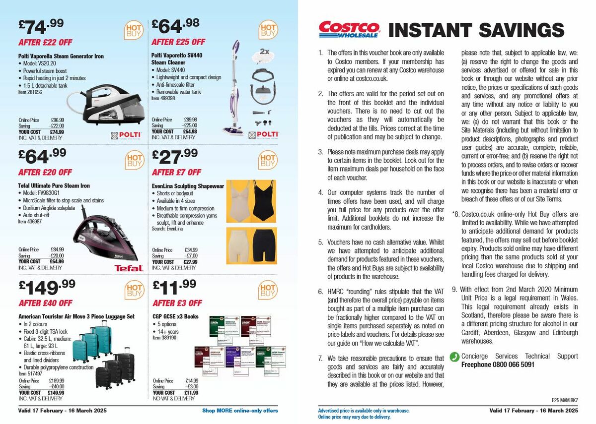 Costco Offers from 17 February