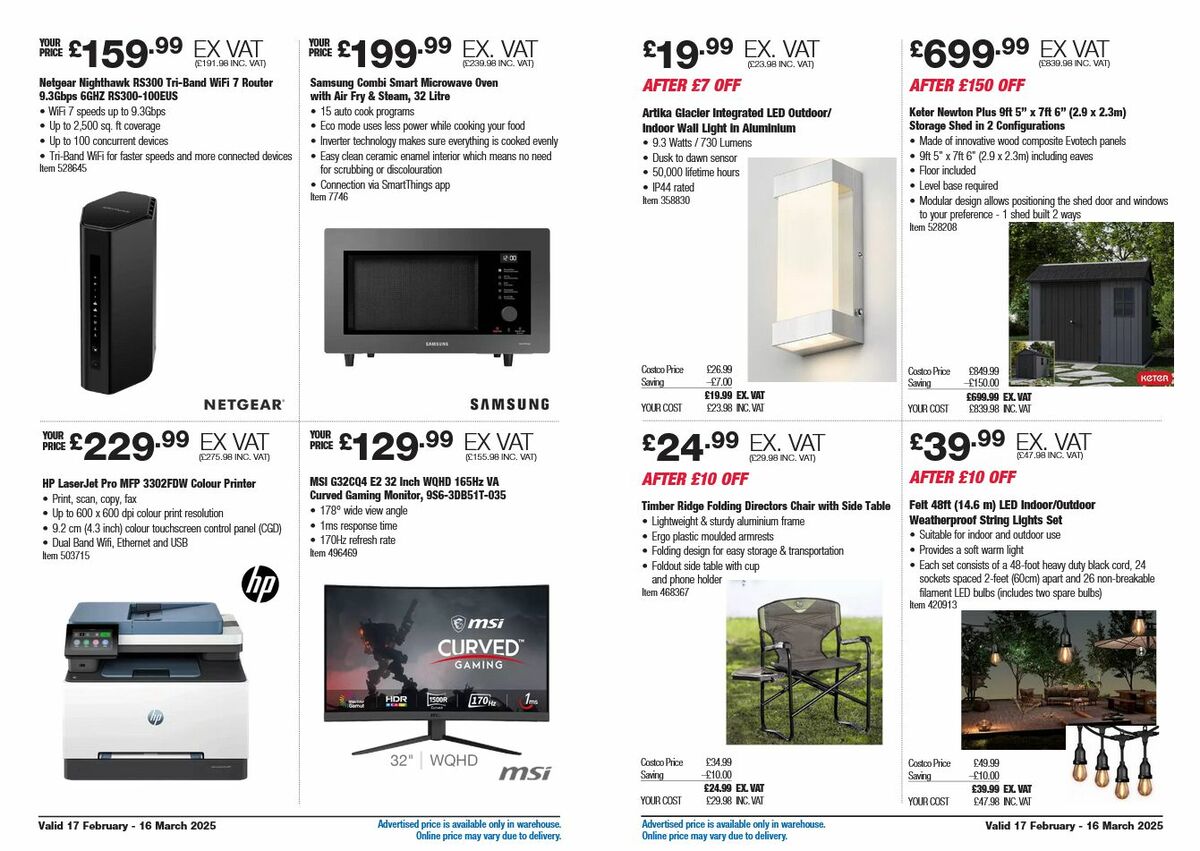 Costco Offers from 17 February