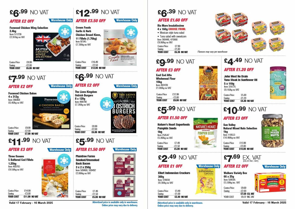 Costco Offers from 17 February