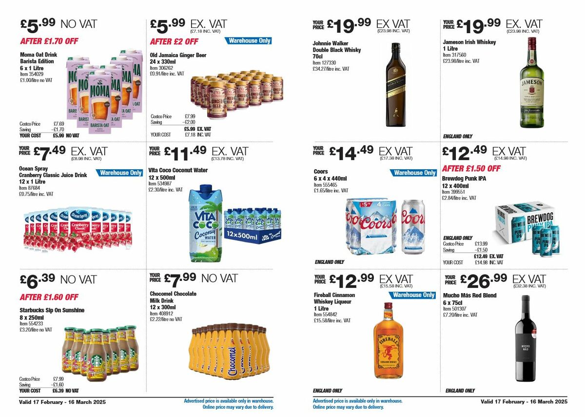 Costco Offers from 17 February