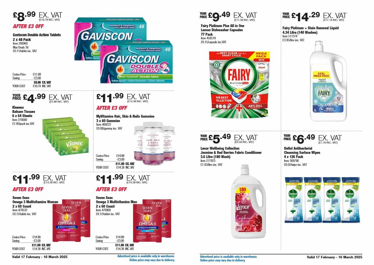 Costco Offers from 17 February