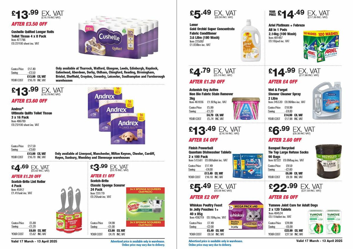 Costco Offers from 17 March