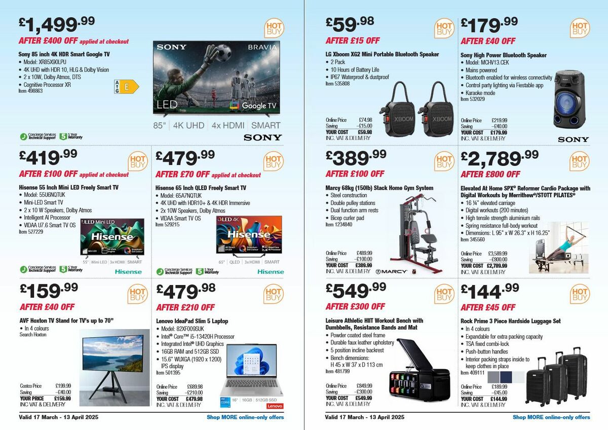 Costco Offers from 17 March
