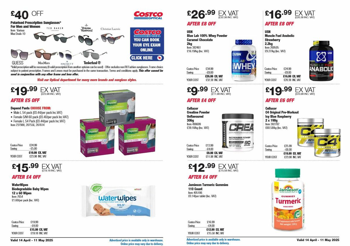 Costco Offers from 14 April