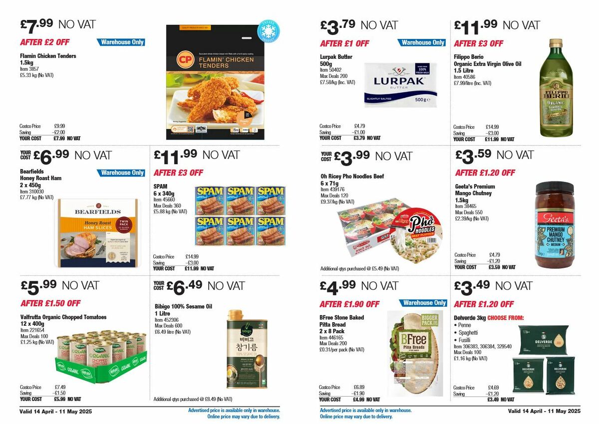 Costco Offers from 14 April