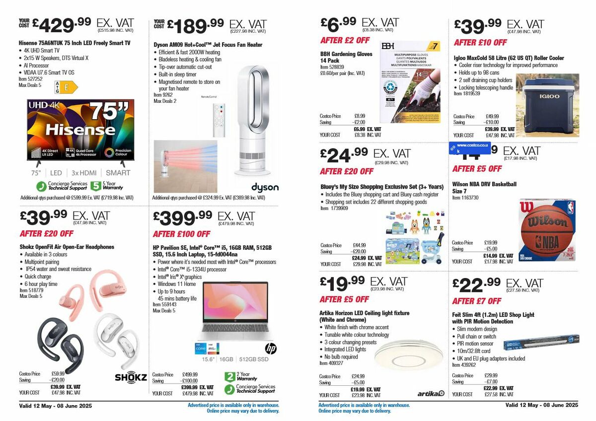 Costco Offers from 12 May