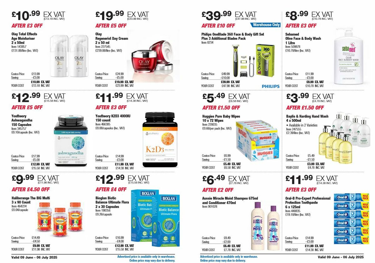 Costco Offers from 9 June