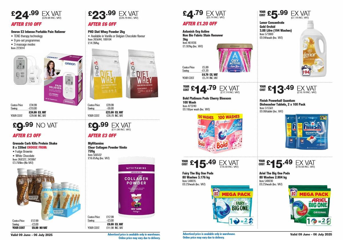Costco Offers from 9 June