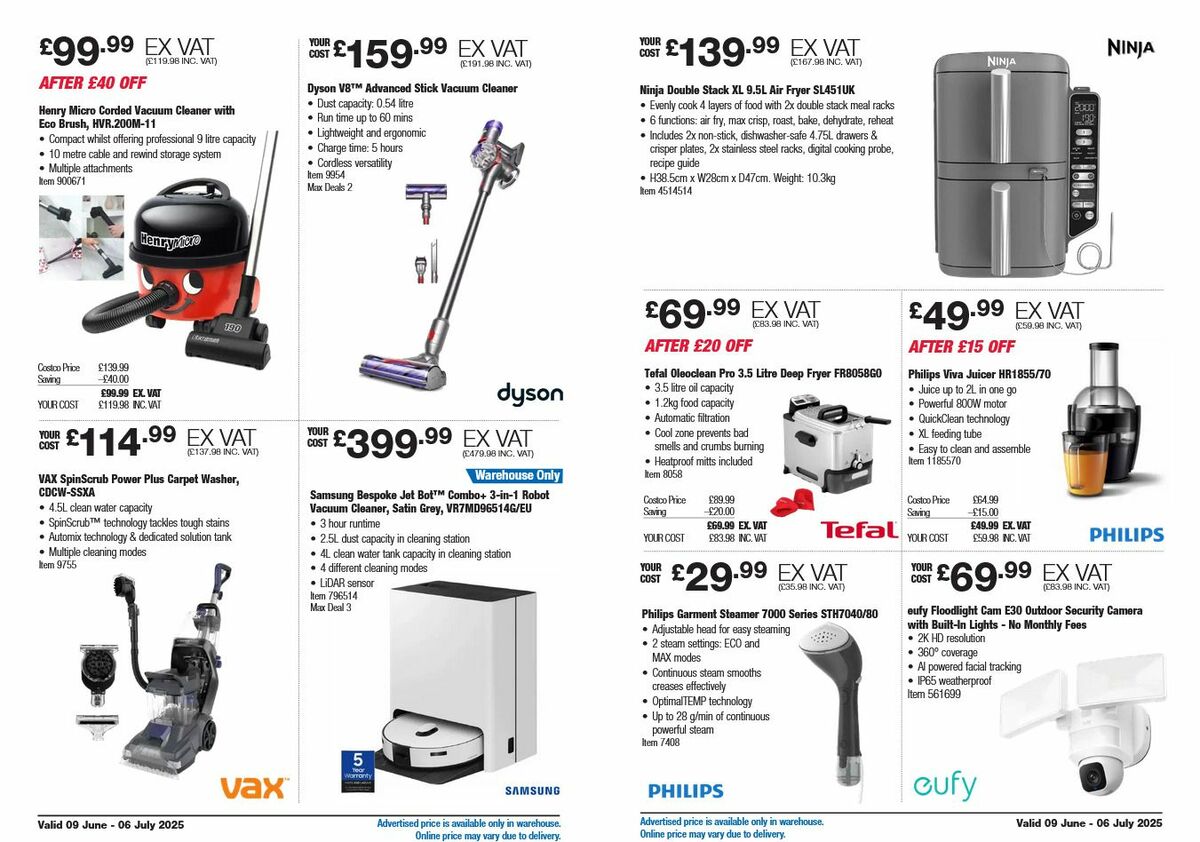 Costco Offers from 9 June