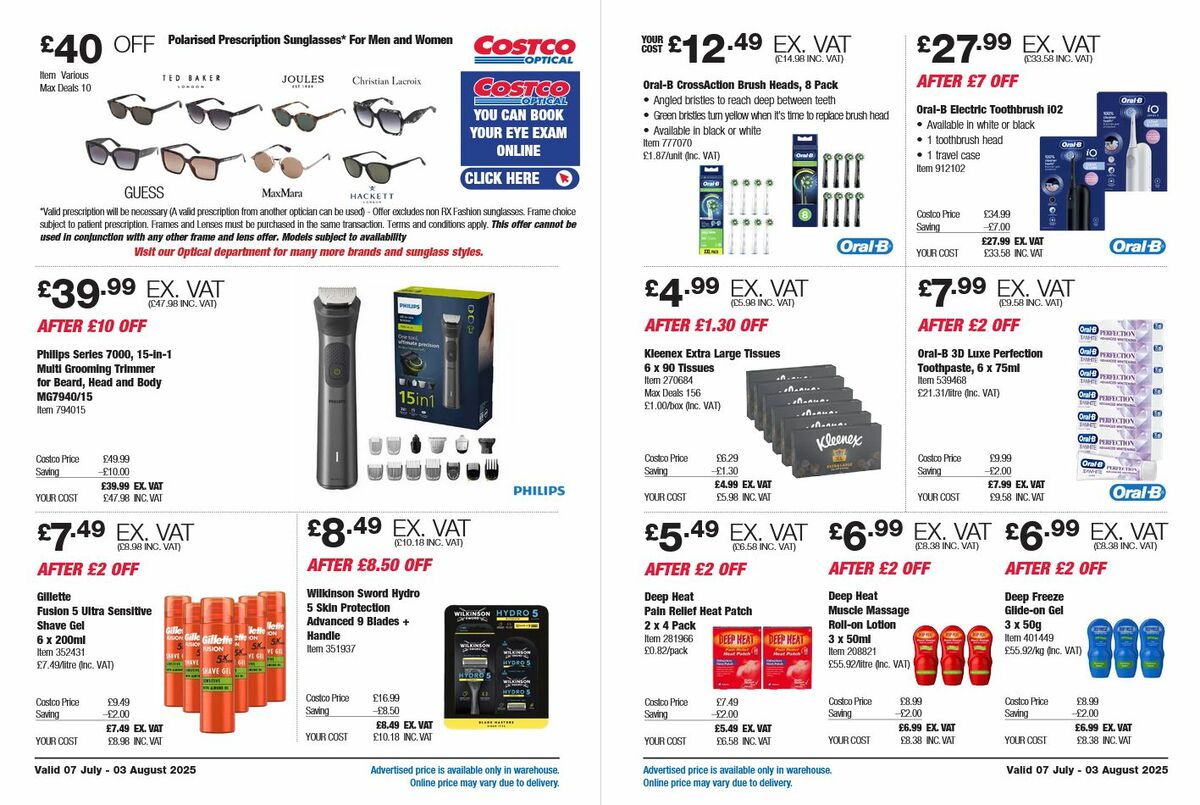 Costco Offers from 7 July