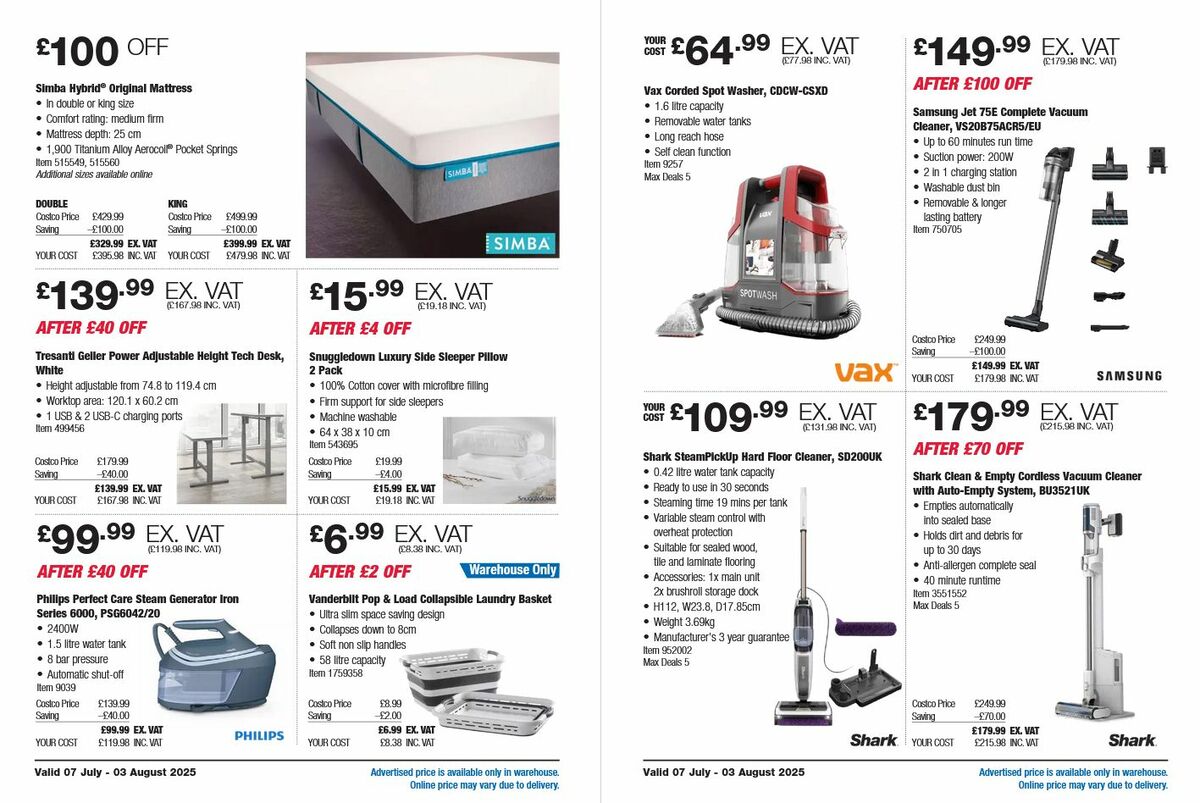 Costco Offers from 7 July
