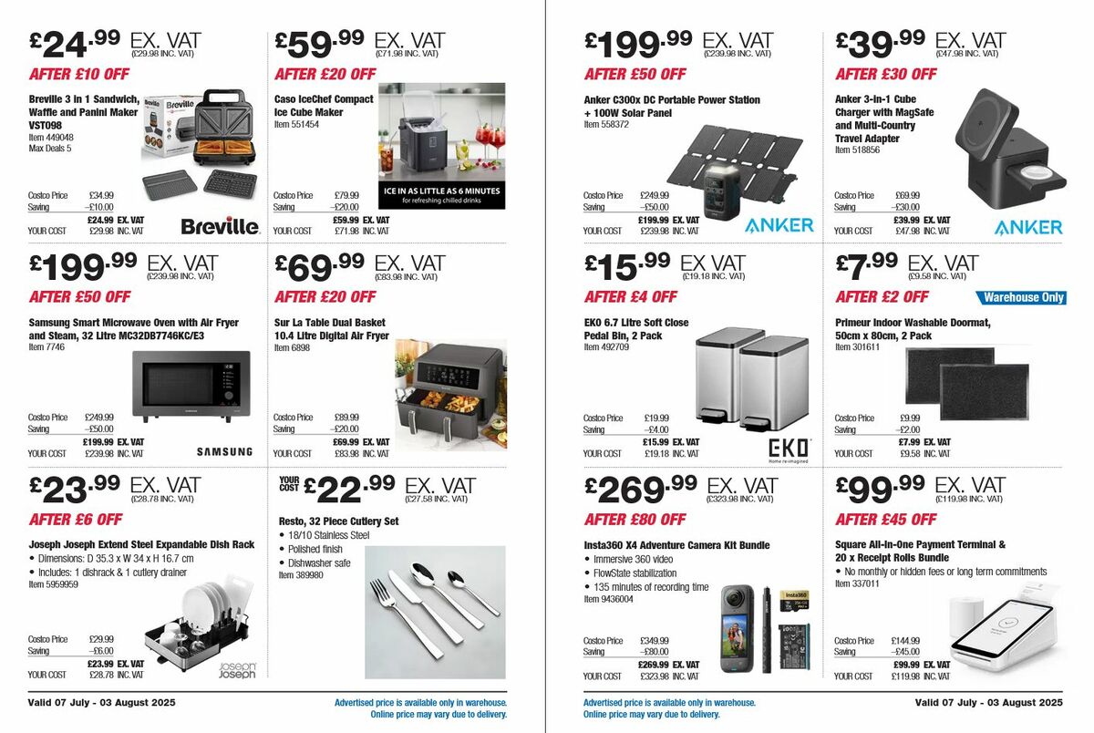 Costco Offers from 7 July