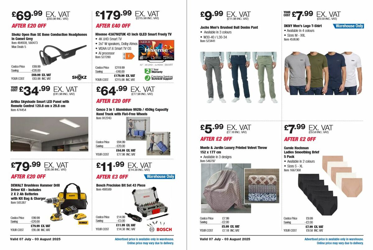 Costco Offers from 7 July