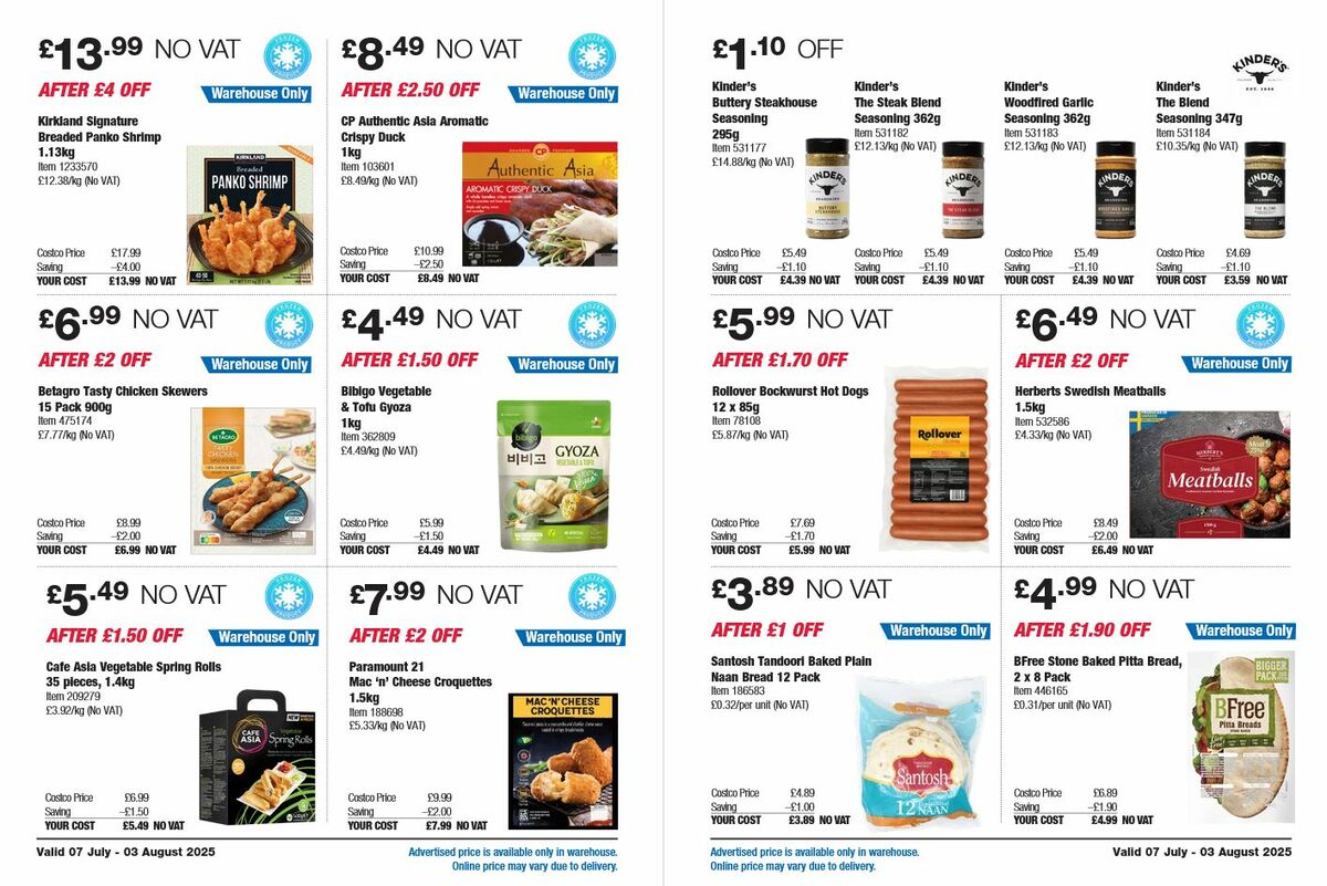 Costco Offers from 7 July