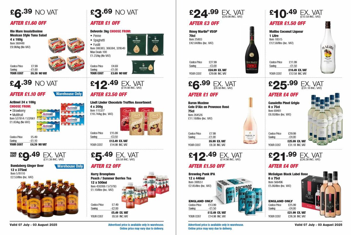 Costco Offers from 7 July