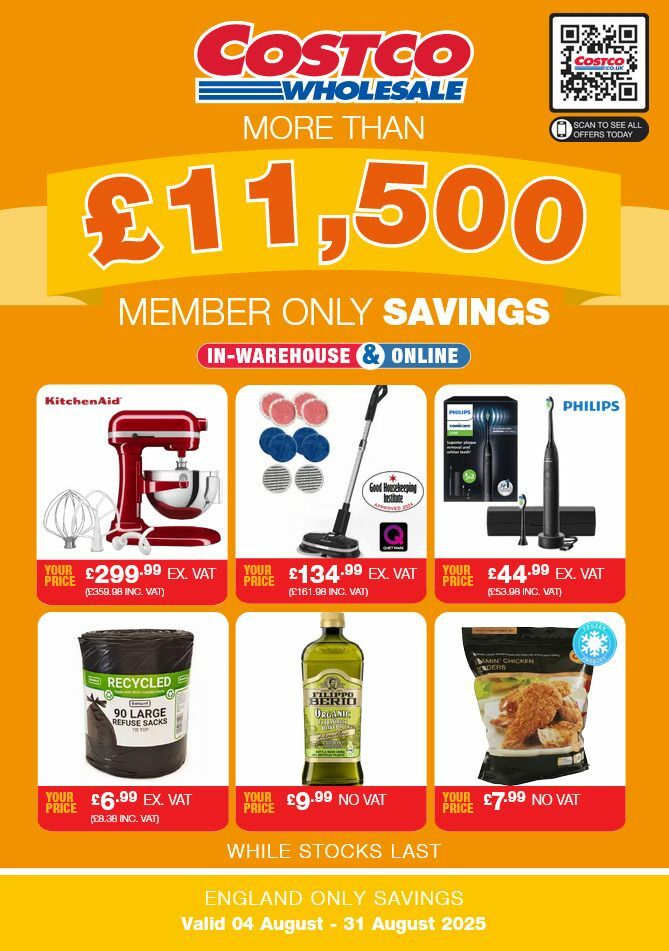 Costco Offers from 4 August