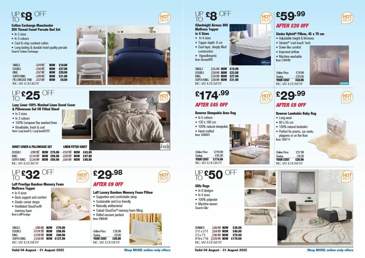 Costco Offers from 4 August