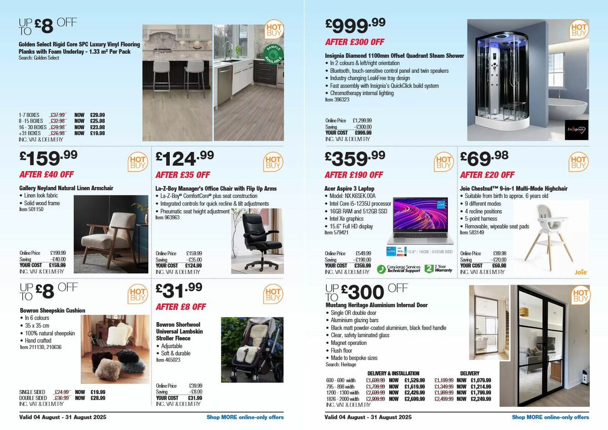 Costco Offers from 4 August