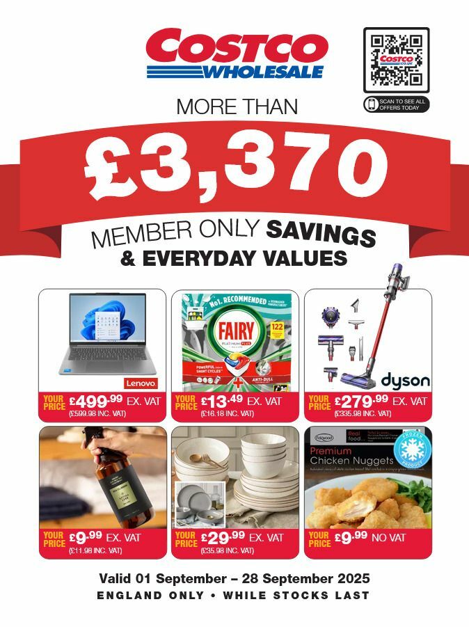 Costco Offers from 1 September
