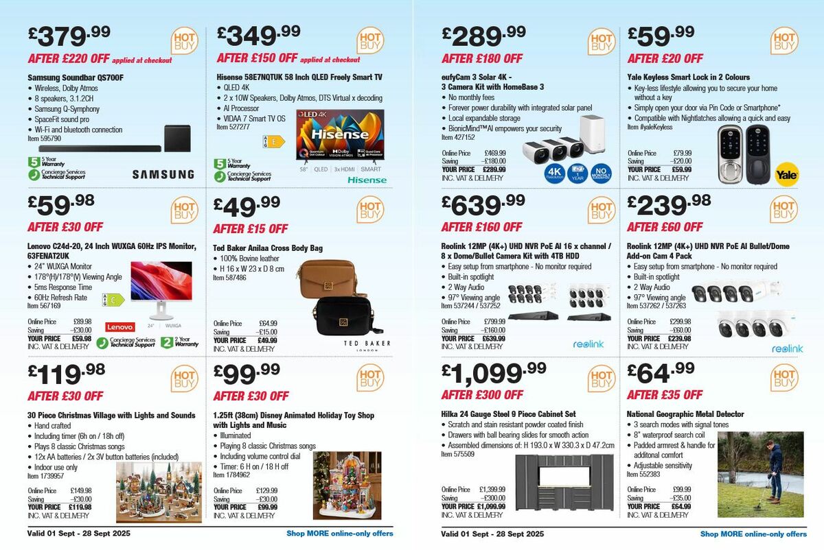 Costco Offers from 1 September