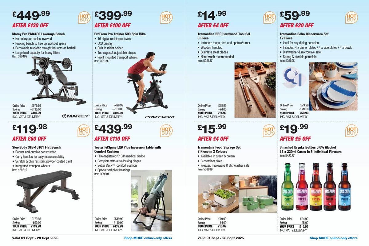 Costco Offers from 1 September