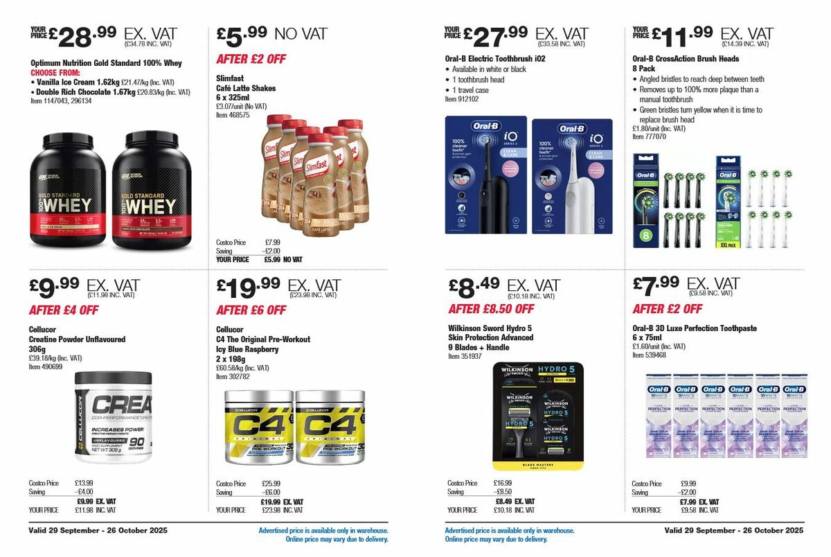 Costco Offers from 29 September