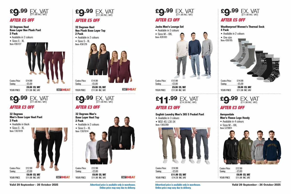 Costco Offers from 29 September
