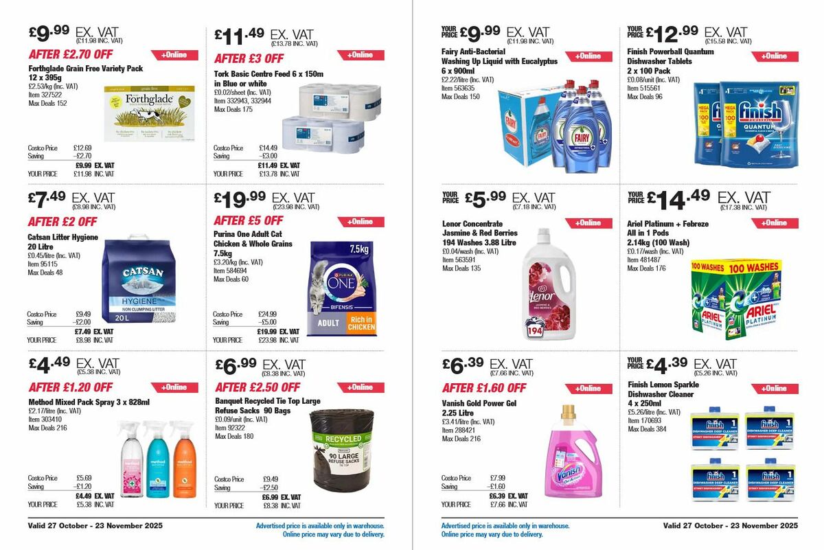 Costco Offers from 27 October