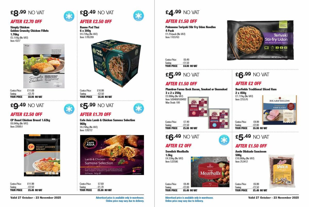 Costco Offers from 27 October
