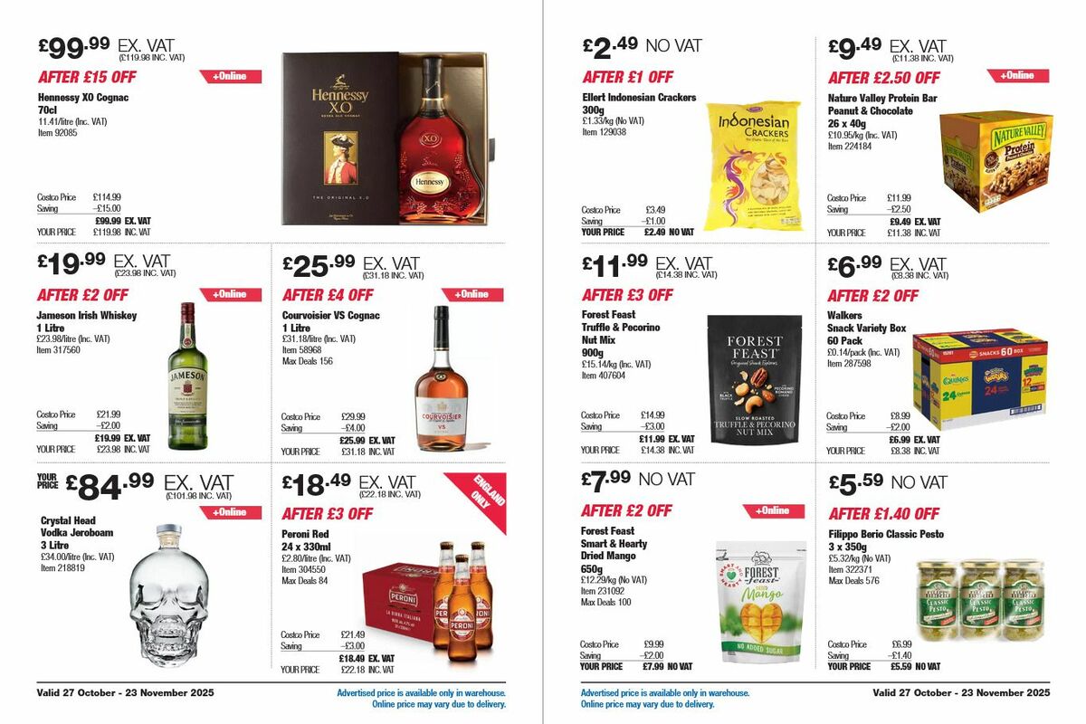 Costco Offers from 27 October