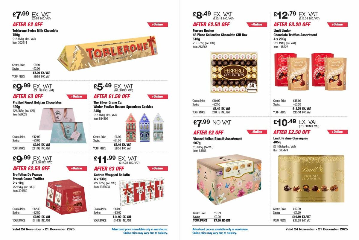 Costco Offers from 24 November
