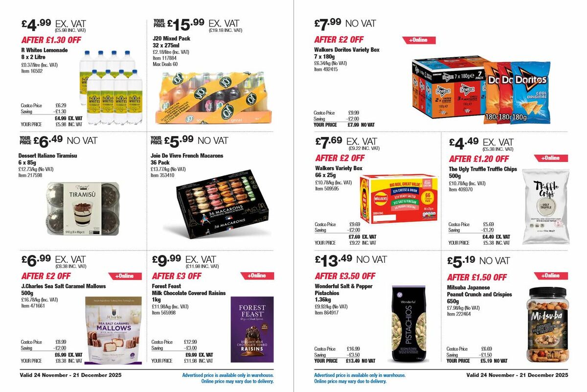 Costco Offers from 24 November
