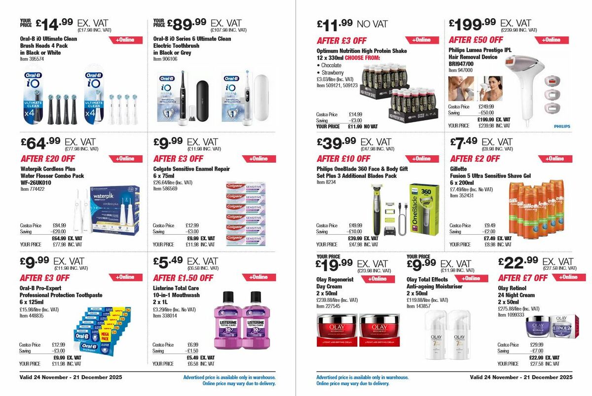 Costco Offers from 24 November