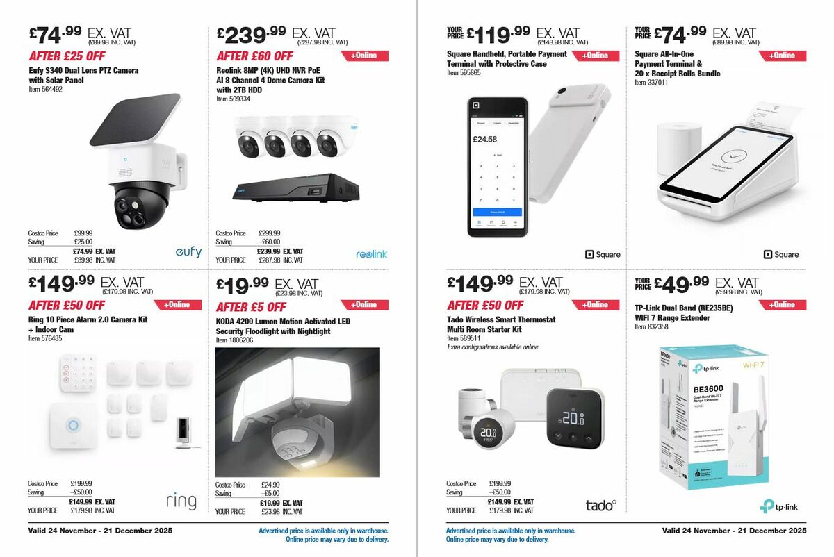 Costco Offers from 24 November