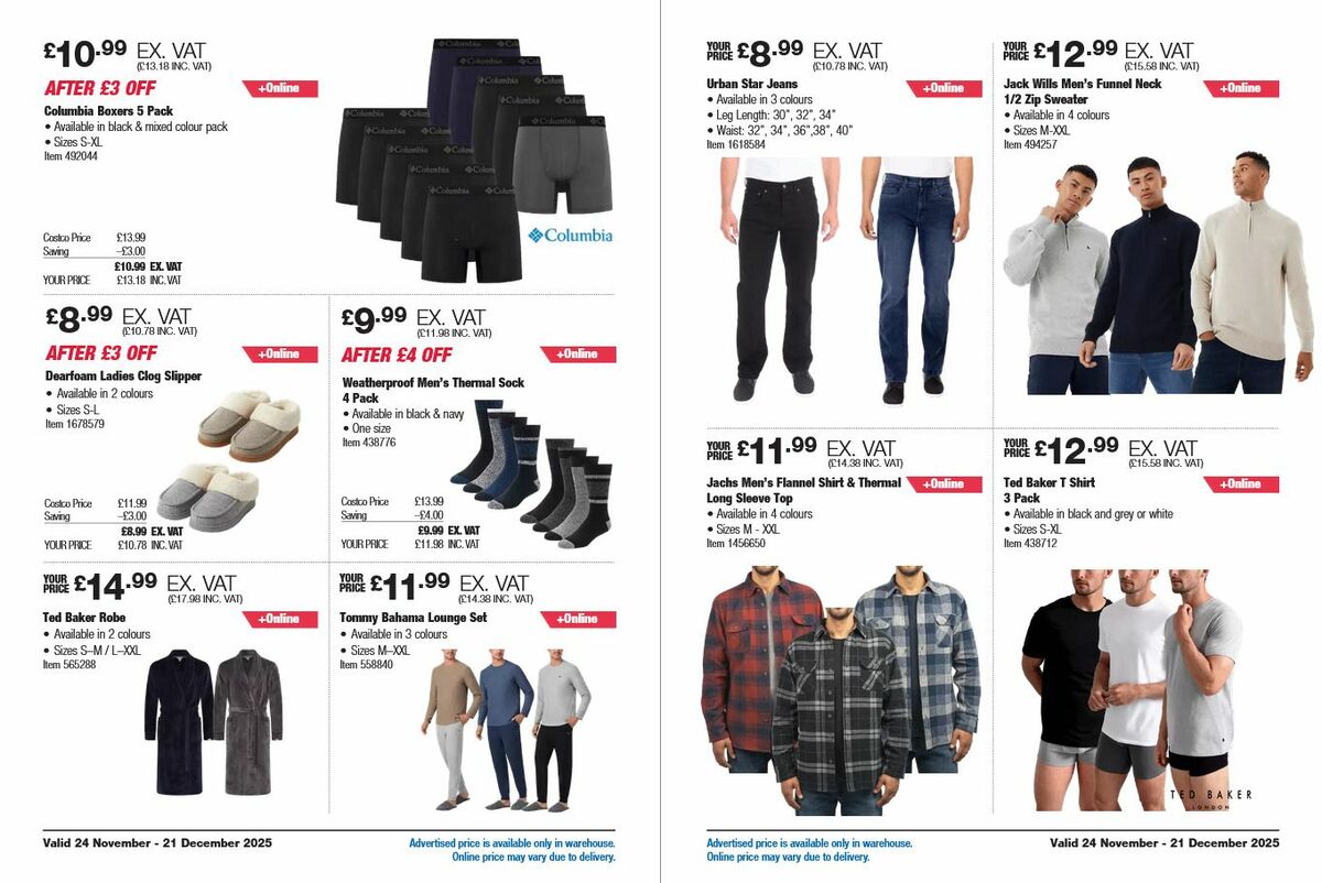 Costco Offers from 24 November