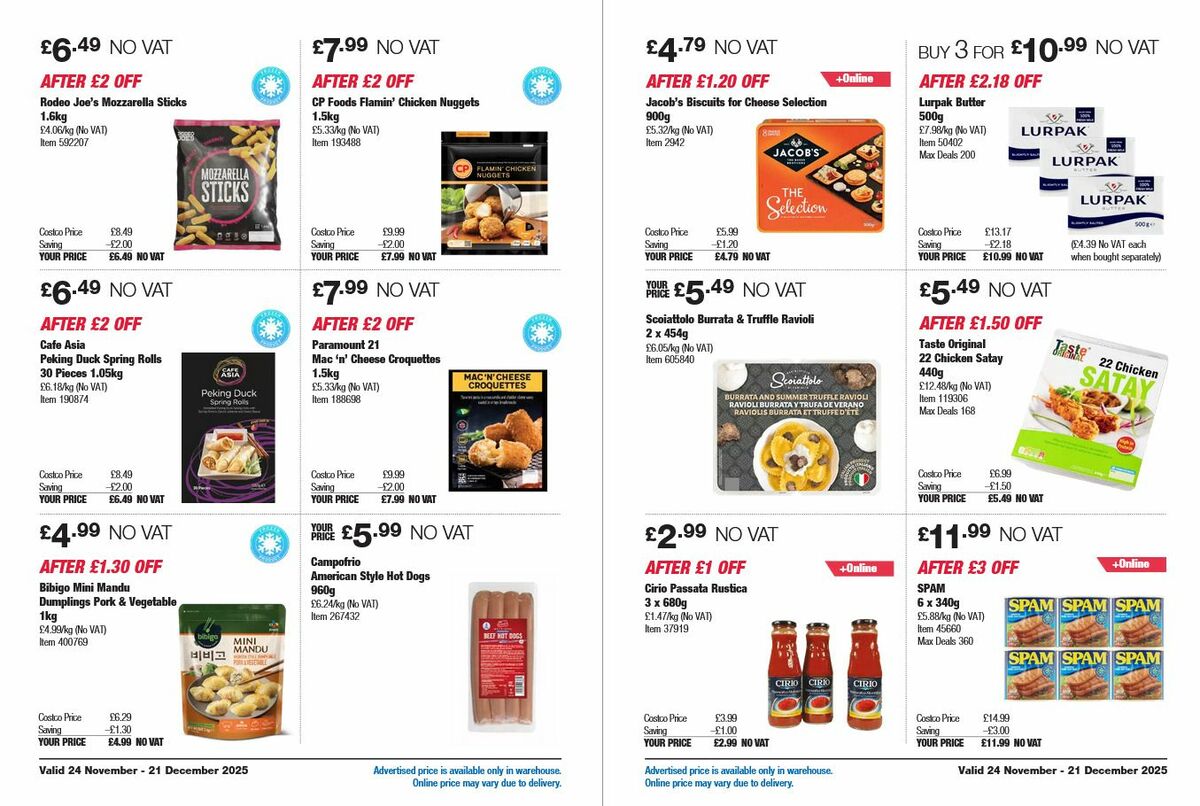 Costco Offers from 24 November