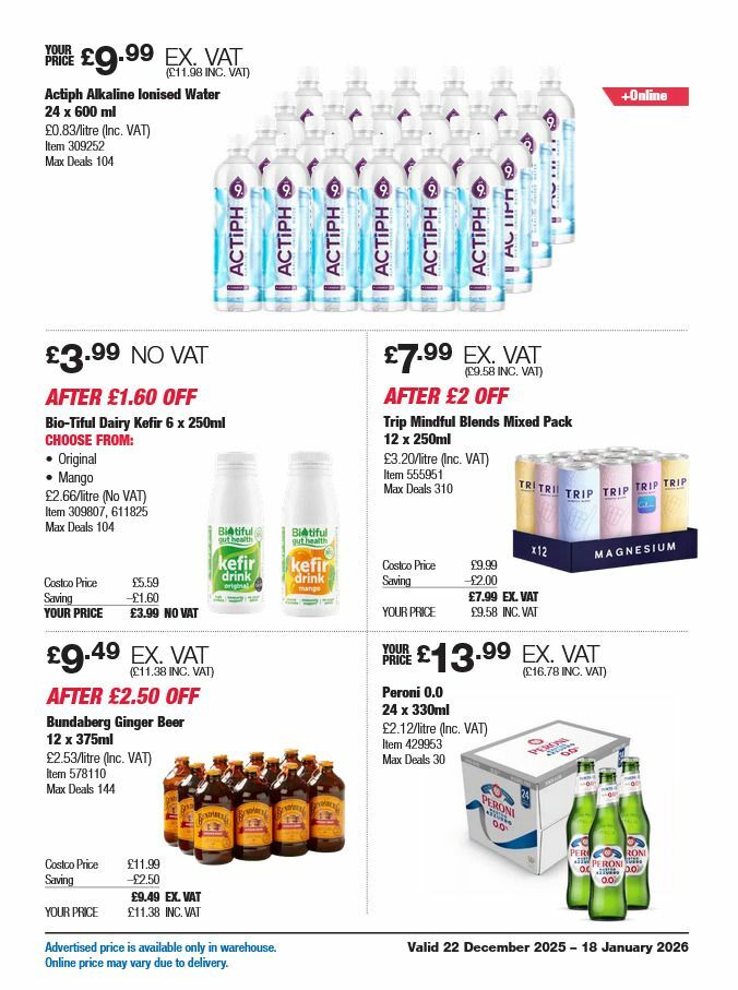 Costco Offers from 22 December