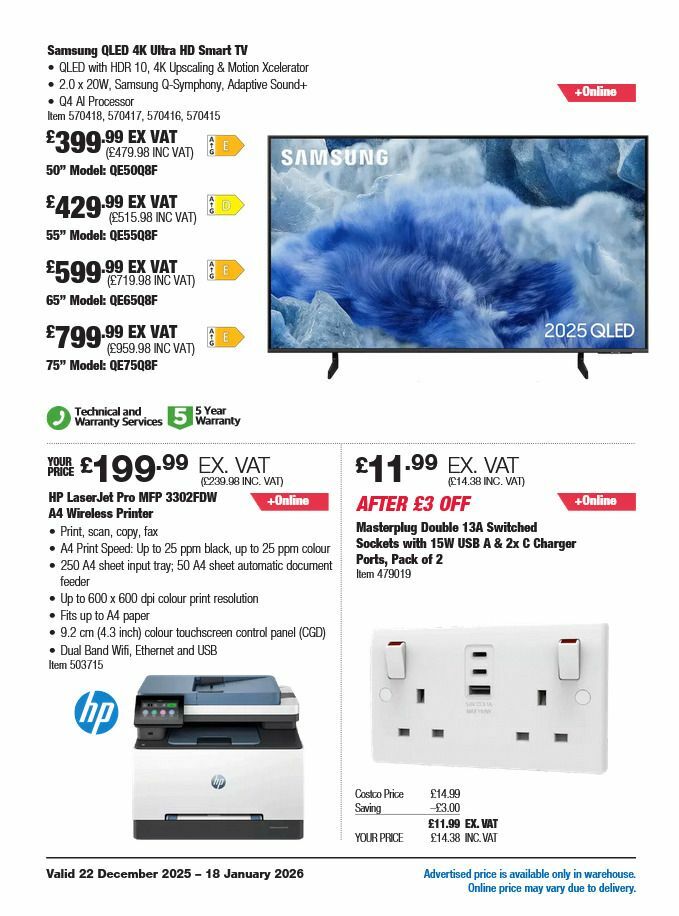 Costco Offers from 22 December