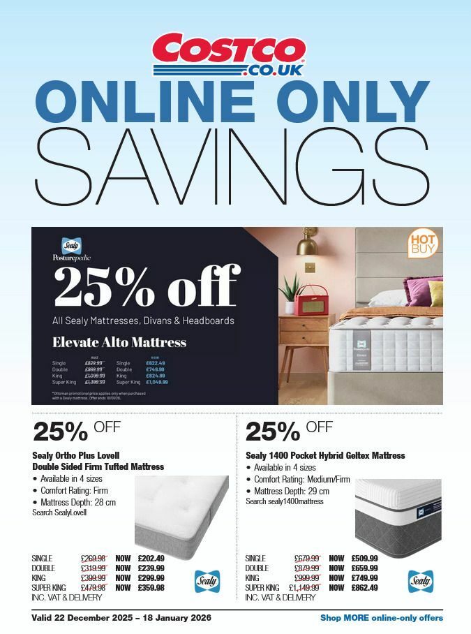 Costco Offers from 22 December