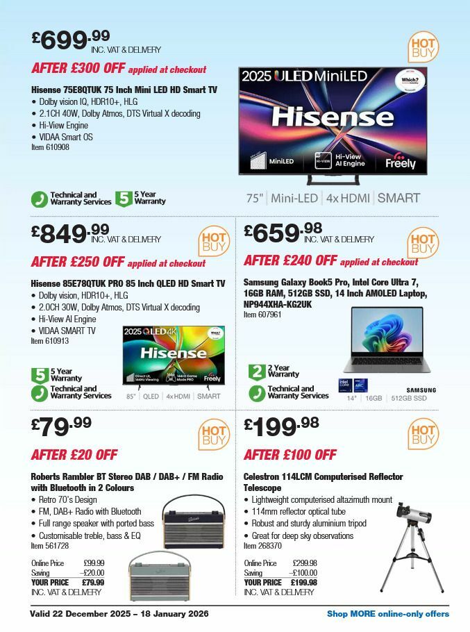 Costco Offers from 22 December