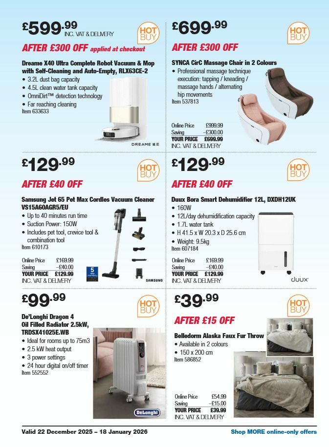 Costco Offers from 22 December