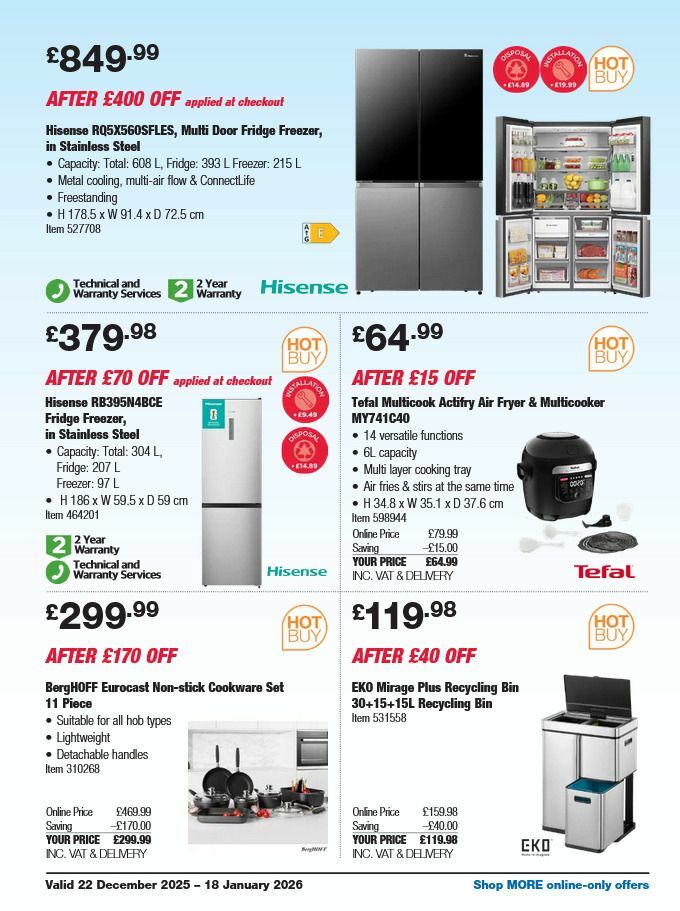 Costco Offers from 22 December