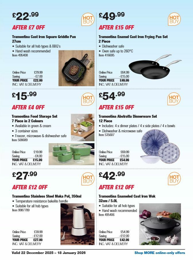 Costco Offers from 22 December